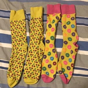 Cherry and Donut Socks
